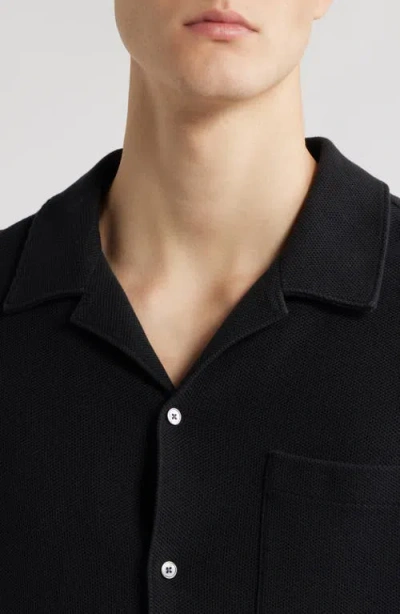Frame Men's Duo Fold Relaxed Shirt In Black