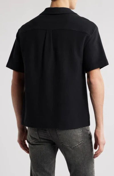 Frame Men's Duo Fold Relaxed Shirt In Black