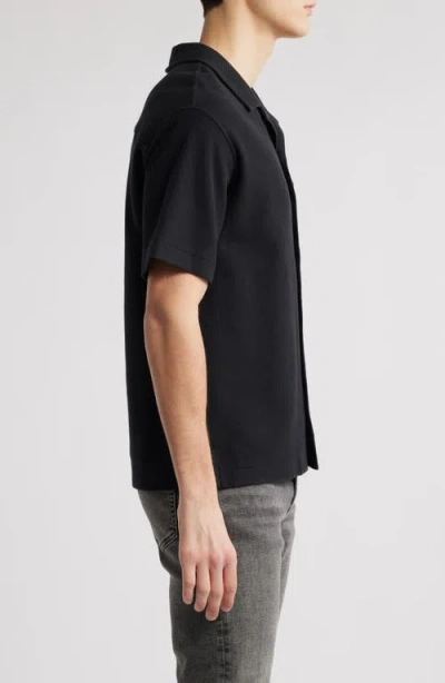 Frame Men's Duo Fold Relaxed Shirt In Black