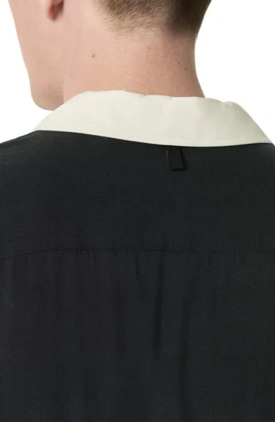 Rag & Bone Avery Painterly Print Relaxed Fit Camp Shirt In Multi