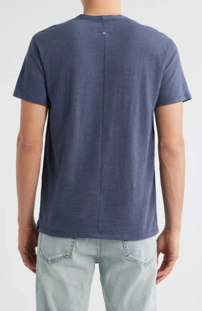 Rag & Bone Classic Short Sleeve Henley In Multi