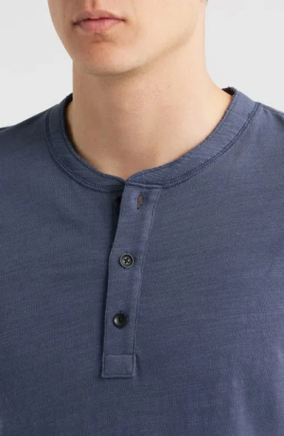 Rag & Bone Classic Short Sleeve Henley In Multi