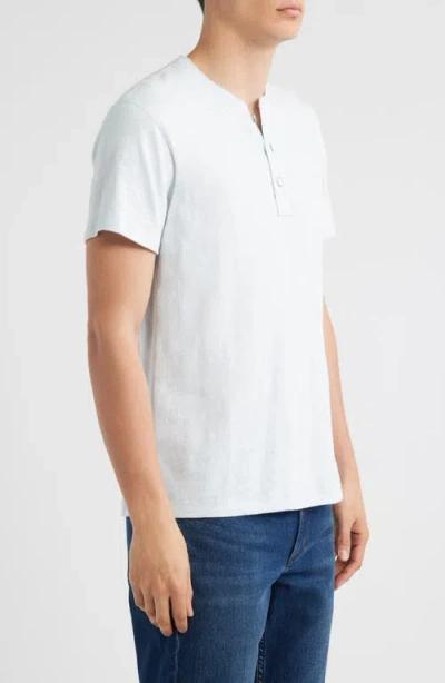Rag & Bone Classic Short Sleeve Henley In White