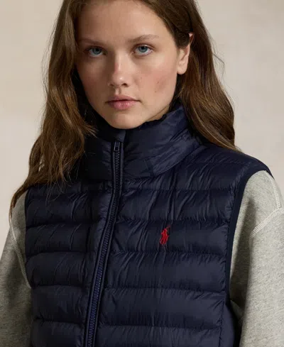 Polo Ralph Lauren All Season Down Vest In Blue