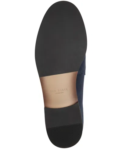 Ted Baker London Parliament Penny Loafer In Blue