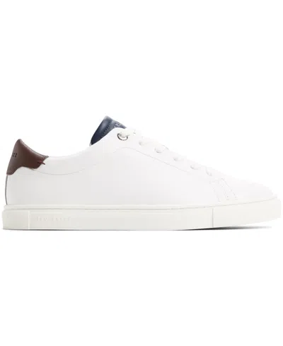 Ted Baker Men's Robberto Lace Up Sneaker In White