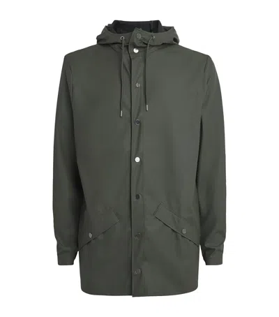 Rains Core Rain Jacket In Green