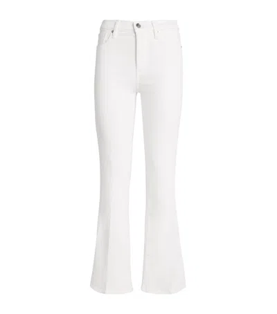 Frame The Icon Flared Jeans In White