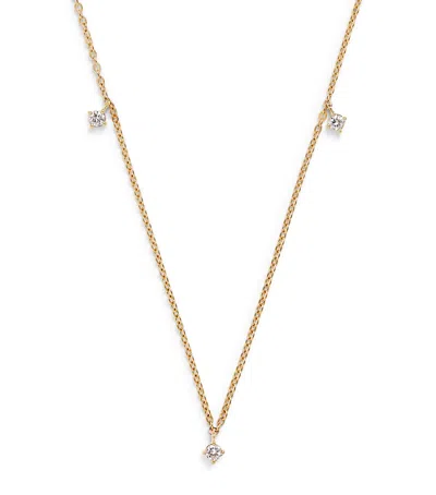 Harrods Yellow Gold And Diamond Necklace In Gold
