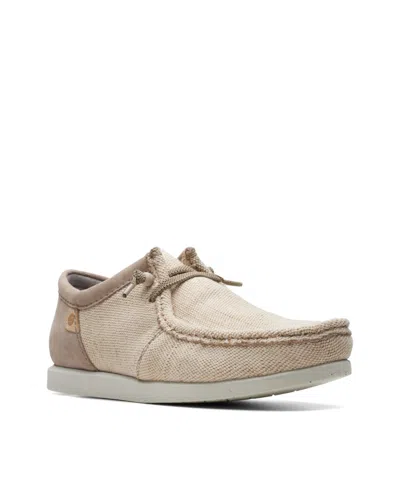 Clarks Shacrelite Moc In Brown Textile In Neutral