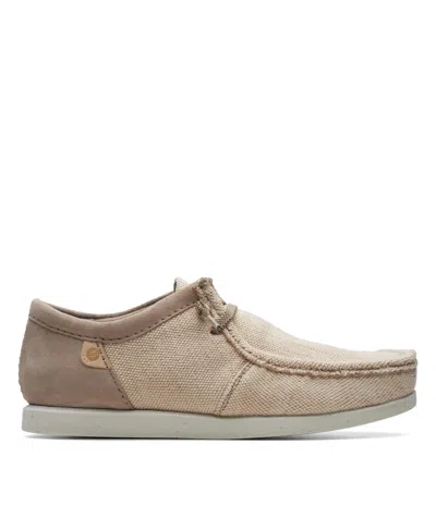 Clarks Shacrelite Moc In Brown Textile In Neutral