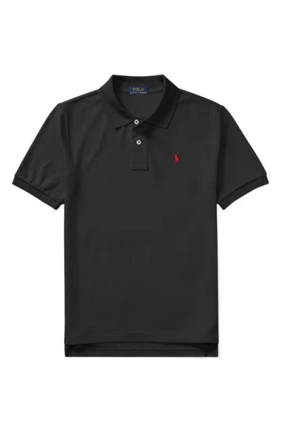 Polo Ralph Lauren The Iconic Mesh Polo Shirt In Black