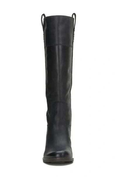 Lucky Brand Womens Hybiscus Knee High Riding Boots Regular Wide Extra Wide Calf In Black