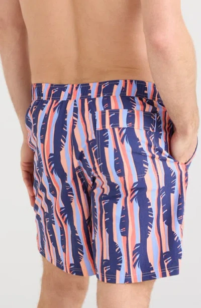 Saxx Go Coastal 2-in-1 Volley 7-inch Swim Trunks In Multi