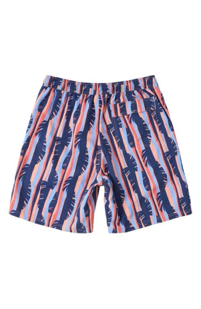 Saxx Go Coastal 2-in-1 Volley 7-inch Swim Trunks In Multi