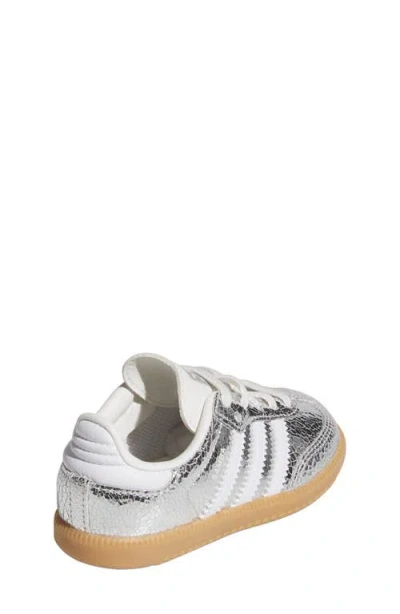 Adidas Originals Adidas Kids' Samba Sneaker In Silver