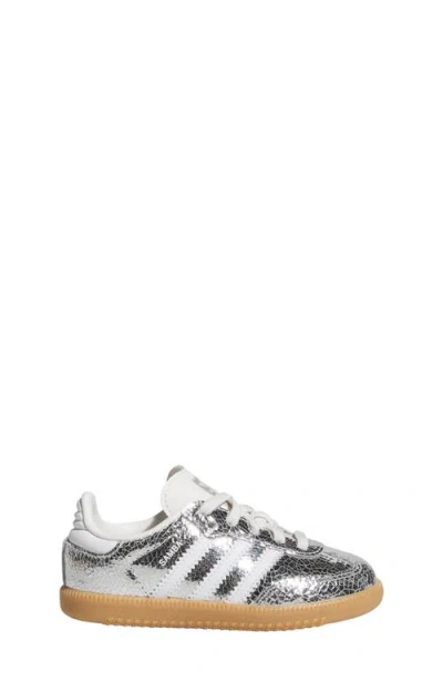 Adidas Originals Adidas Kids' Samba Sneaker In Silver