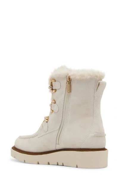 Blondo Monday Waterproof Lace-up Boot In Neutral