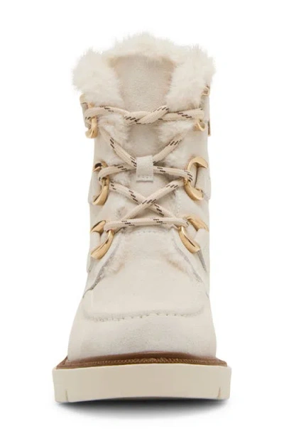 Blondo Monday Waterproof Lace-up Boot In Neutral