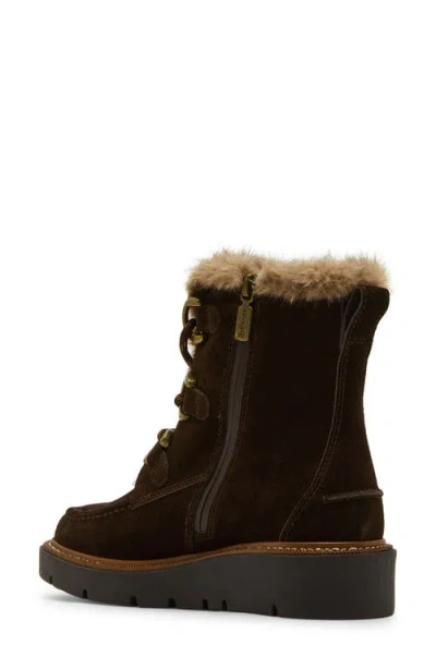 Blondo Monday Waterproof Lace-up Boot In Brown