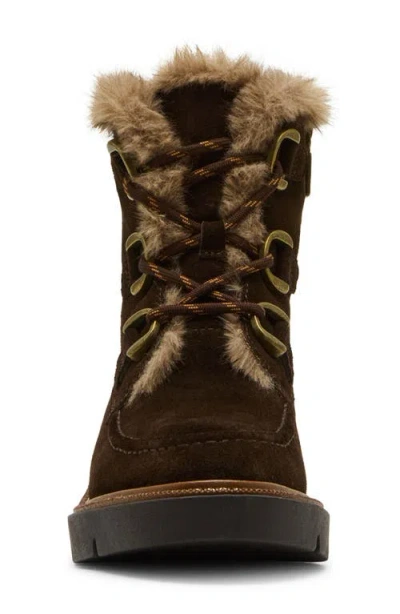 Blondo Monday Waterproof Lace-up Boot In Brown