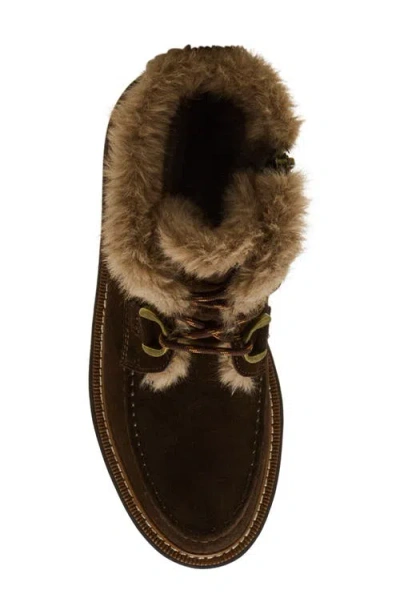 Blondo Monday Waterproof Lace-up Boot In Brown