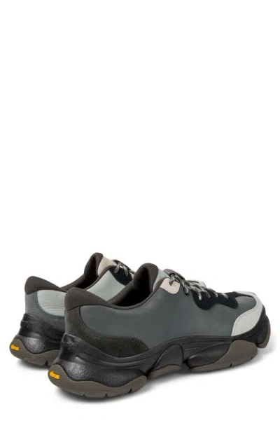 Camper Karst 2 Twins Leather Panelled Lace-up Sneakers In Black