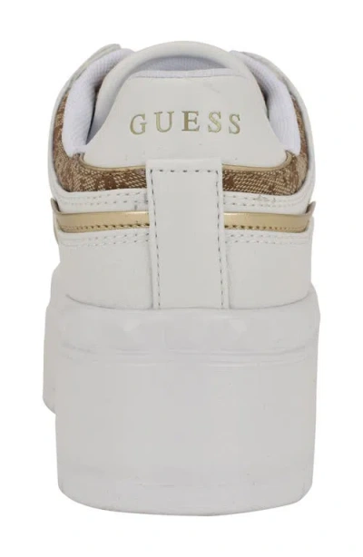Guess Ridgee 2 Platform Sneaker In White