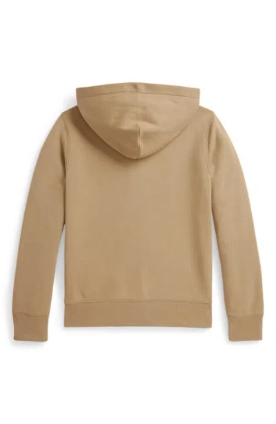 Polo Ralph Lauren Big Boys Fleece Full-zip Hoodie In Brown