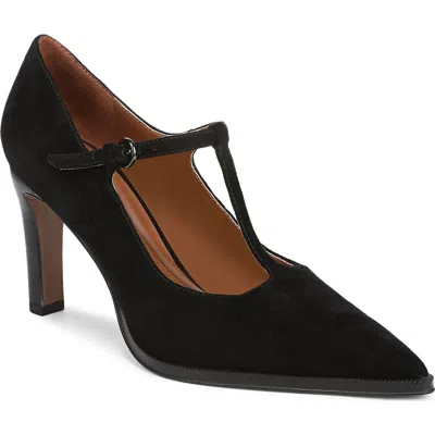 Sarto By Franco Sarto Atley T-strap Pointed Toe Pump In Black