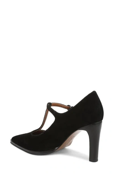 Sarto By Franco Sarto Atley T-strap Pointed Toe Pump In Black