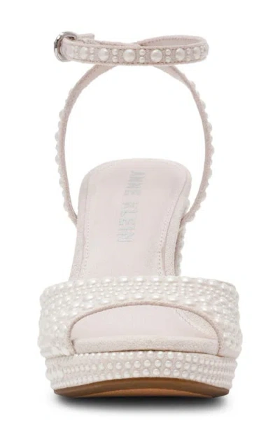 Anne Klein Women's Vanna-p Embellished Block Heel Dress Sandals In Brown