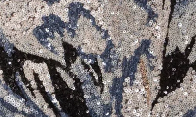 Sau Lee Meryl Strapless Sequin Gown In Multi