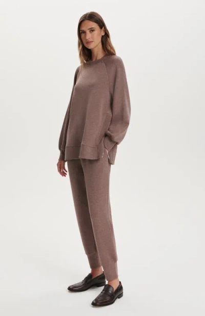 Varley Nicole Oversize Sweatshirt In Brown