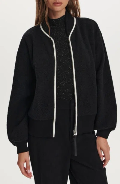 Varley Hansley Fleece Jacket In Black