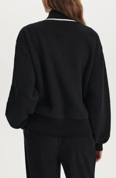 Varley Hansley Fleece Jacket In Black