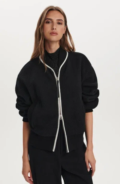 Varley Hansley Fleece Jacket In Black