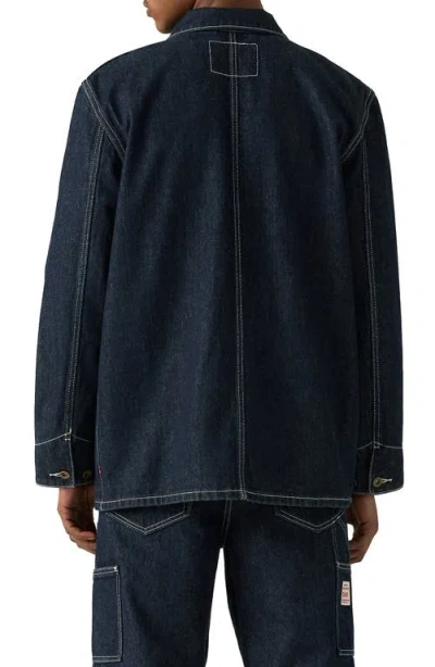 Levi's Berkley Cotton Denim Chore Coat In Blue
