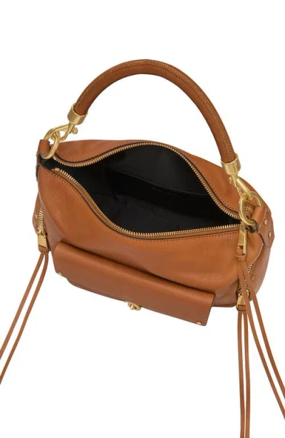 Rebecca Minkoff Mab Leather Shoulder Bag In Brown