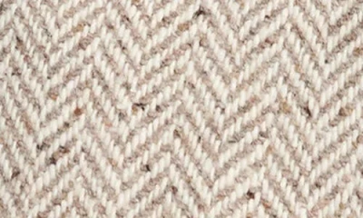 Nic + Zoe Nic+zoe Herringbone Wool Blend Coat In Neutral