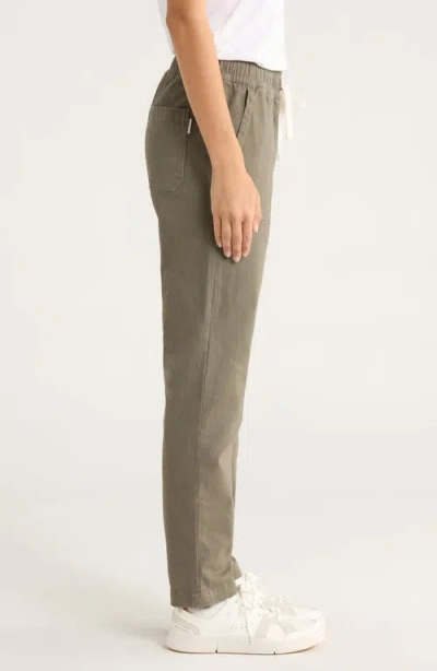 Free Fly Pacifica Stretch Twill Drawstring Pants In Gray