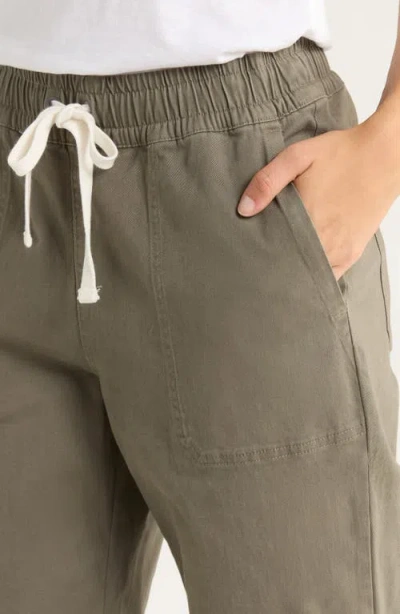Free Fly Pacifica Stretch Twill Drawstring Pants In Gray