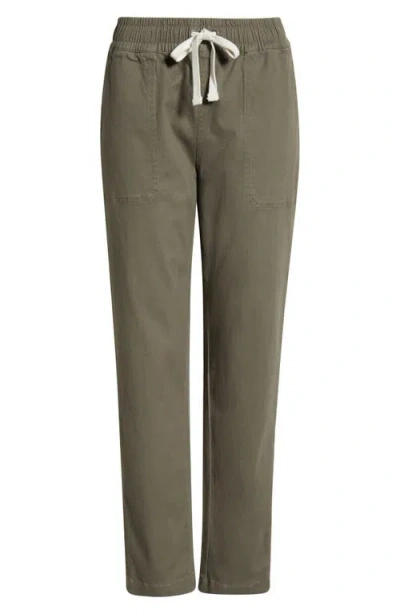 Free Fly Pacifica Stretch Twill Drawstring Pants In Gray
