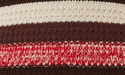 Weekend Max Mara Ilde Stripe Virgin Wool Crewneck Sweater In Multi