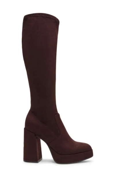 Steve Madden Twain Platform Boot In Brown