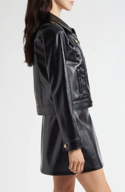 Cinq À Sept Jenn Faux Leather Jacket In Black
