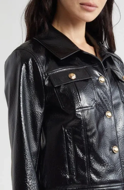 Cinq À Sept Jenn Faux Leather Jacket In Black