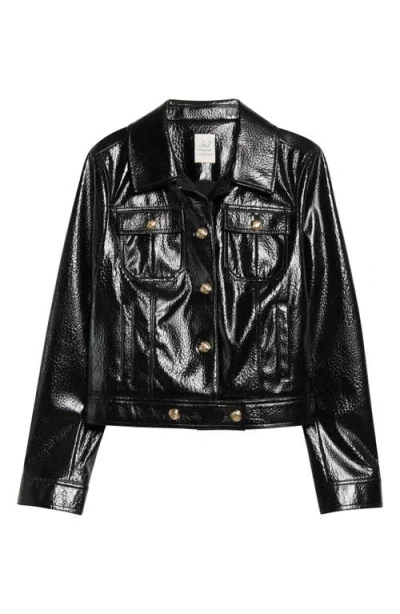 Cinq À Sept Jenn Faux Leather Jacket In Black
