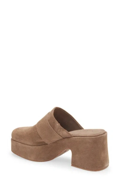 Chocolat Blu Haze Platform Mule In Brown