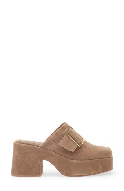 Chocolat Blu Haze Platform Mule In Brown